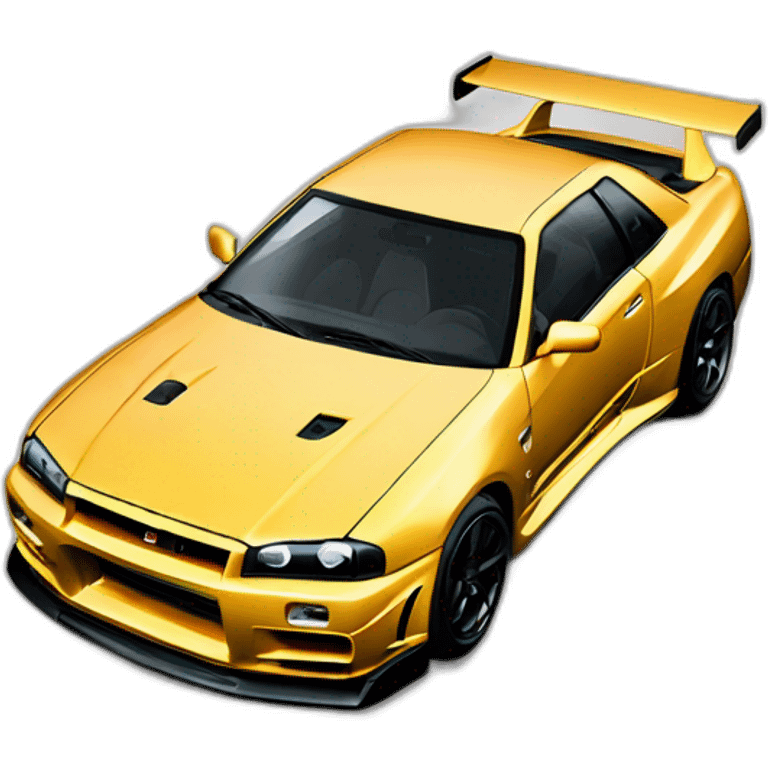 Nissan Skyline GT-R r34 emoji