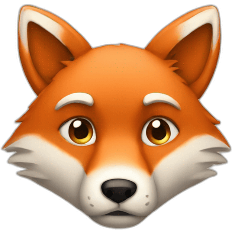 sad fox emoji