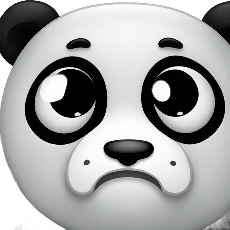 Crying panda emoji emoji