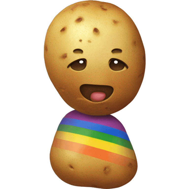 Gay potato emoji