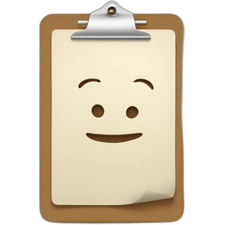 paper clipboard emoji