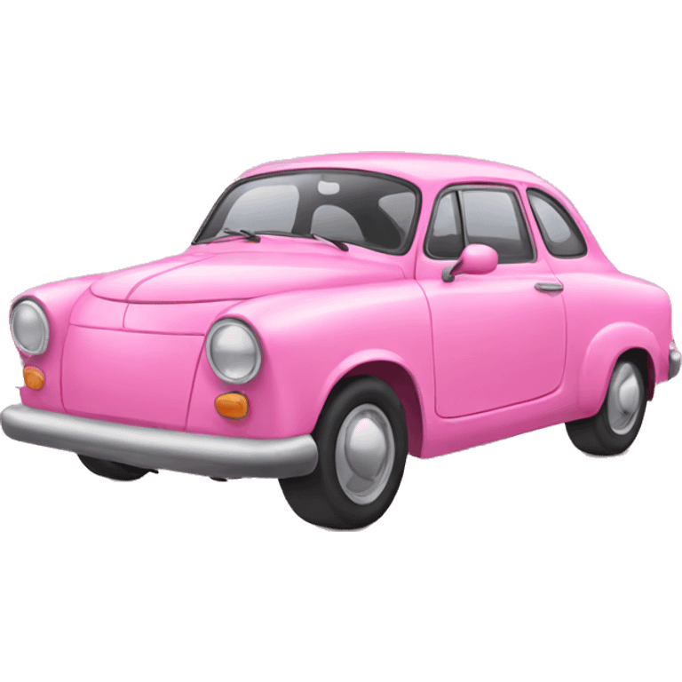 Pink car emoji