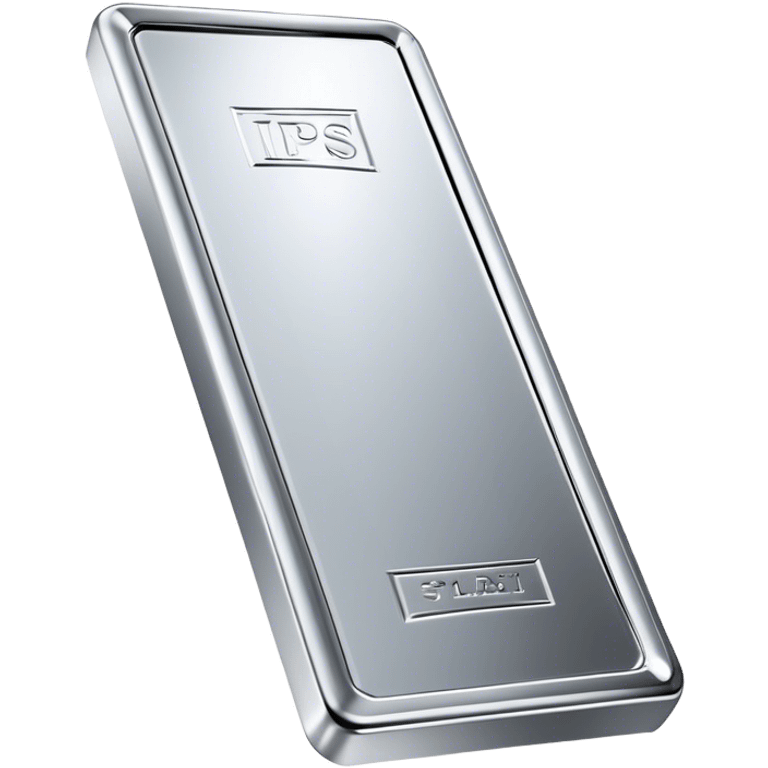 Cinematic Realistic Silver Bar, Cool and gleaming, with smooth, polished silver surfaces reflecting the light in soft, pristine highlights. The elegant shine of the metal exudes sophistication and timeless class. Soft glowing outline, capturing the essence of refined luxury and understated elegance in polished silver. emoji