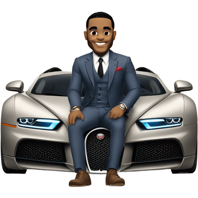 kevin gates riding a bugatti emoji