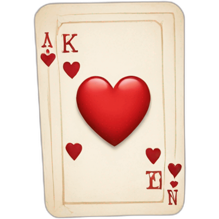 Heart King card emoji