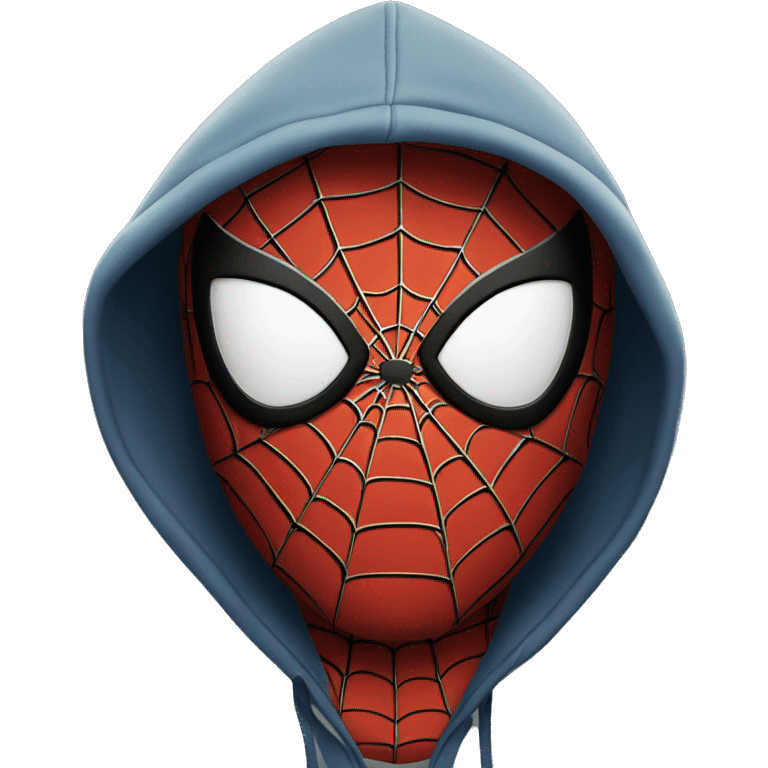 Spider-Man with a hoodie emoji