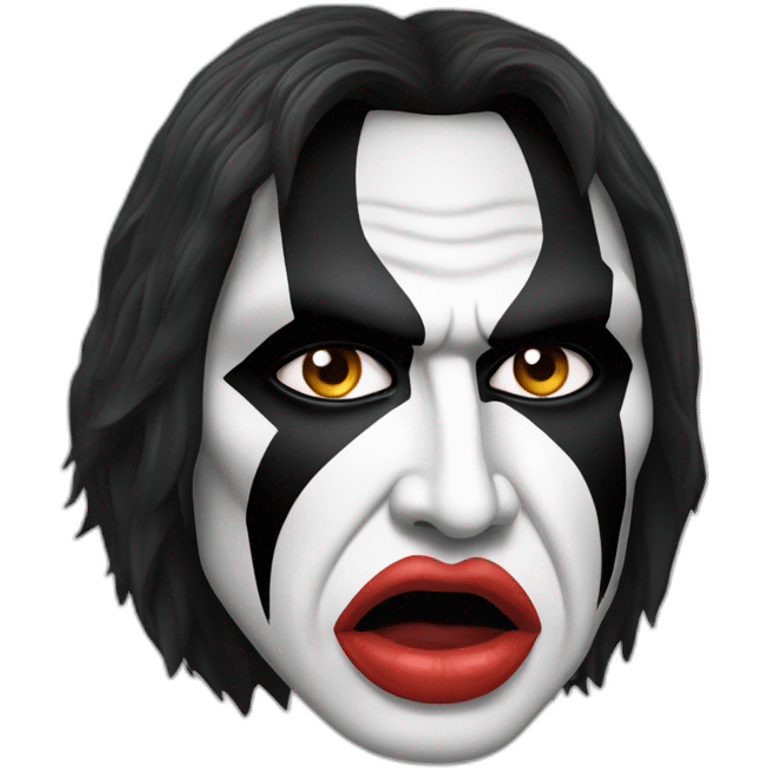 Gene Simmons Kiss Makeup emoji