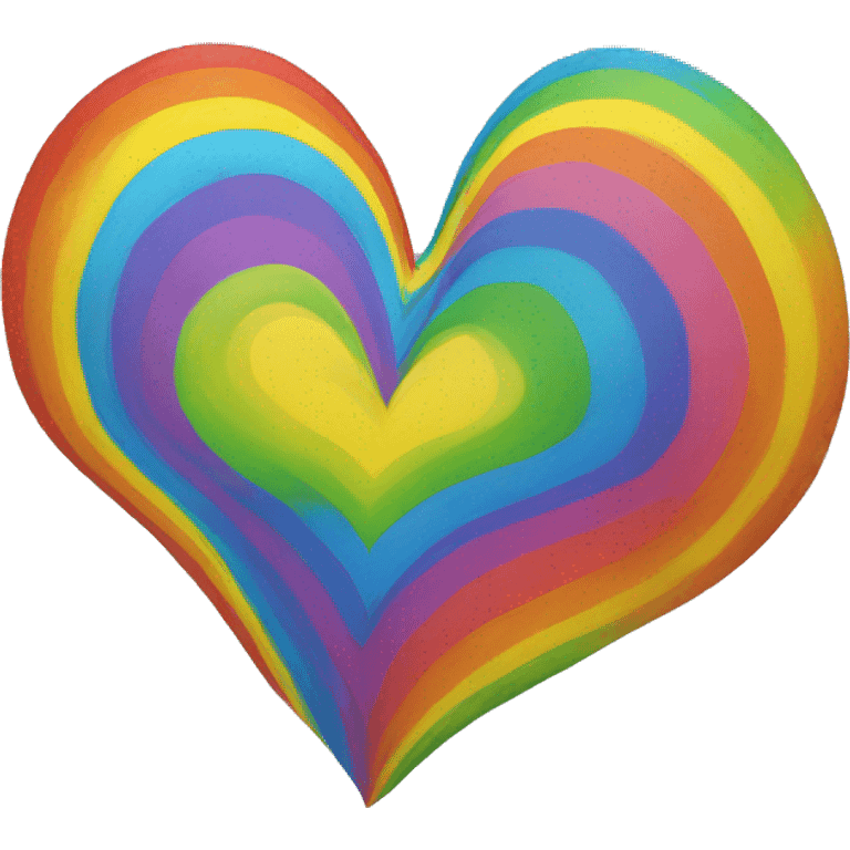 Ranbow heart emoji