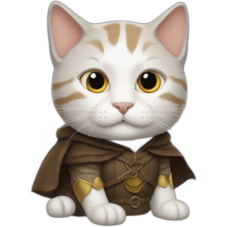 cat in a lord of the rings costume emoji