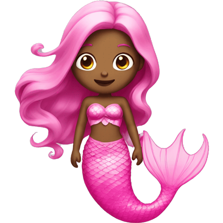 pink mermaid  emoji