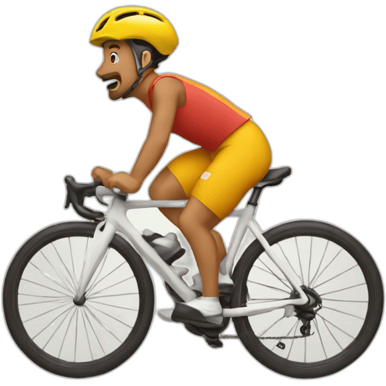 Coureur sur un haricot emoji