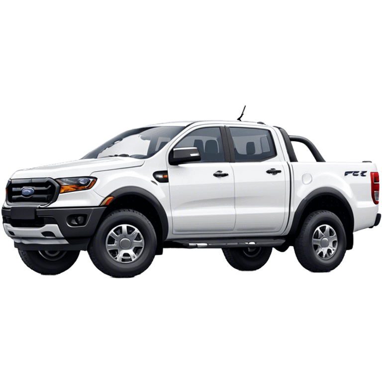 Ford Ranger - Ford (Model Year: 2022) (Iconic colour: White) emoji