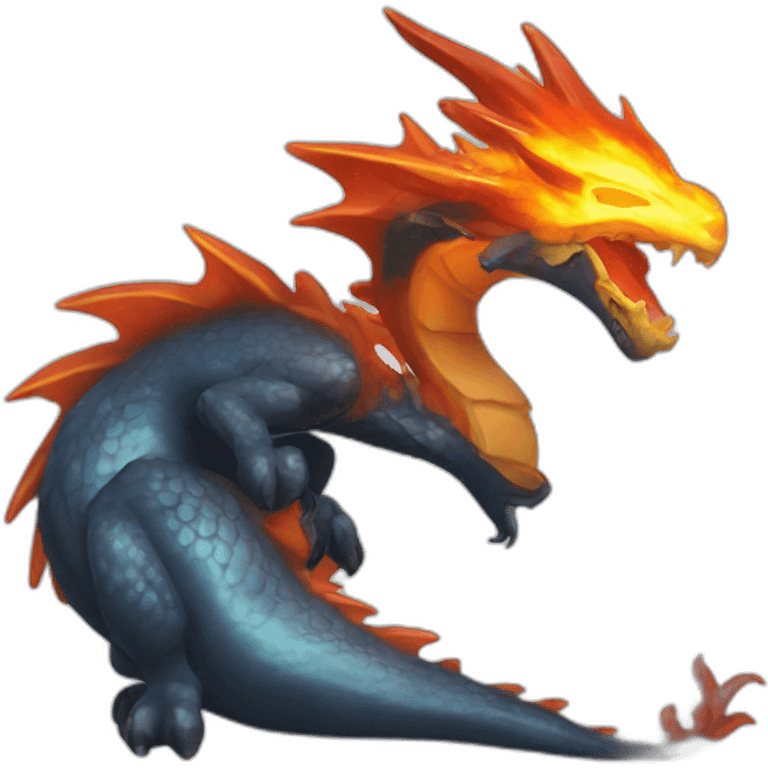 Dracaufeu shiny emoji