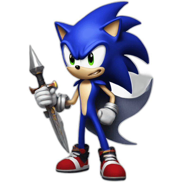 gothic sonic emoji