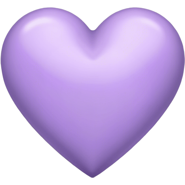 Lavender heart emoji