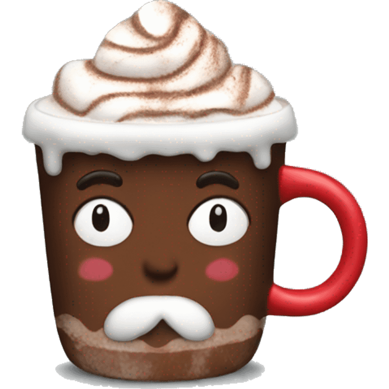 Christmas hot chocolate  emoji