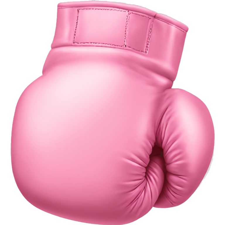 pastel pink boxing glove emoji