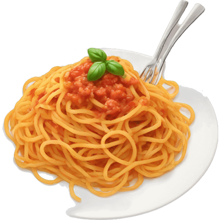 spaghetti dish emoji