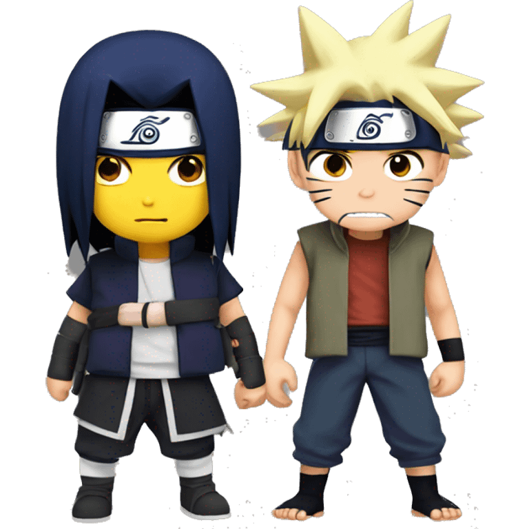 Naruto vs Sasuke emoji