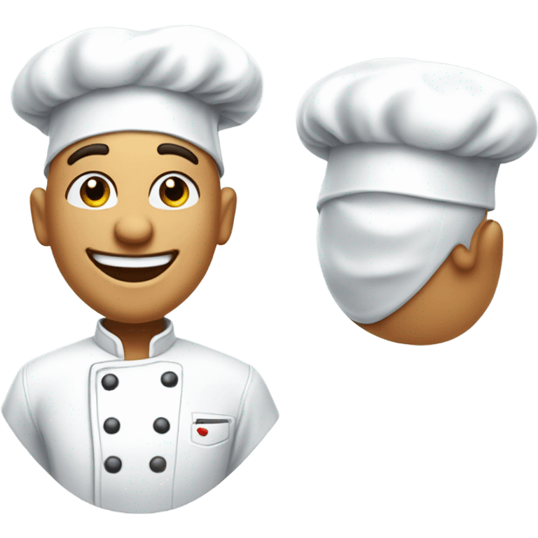 Heart eyes chef emoji