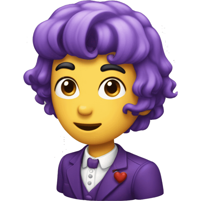 cuore viola riparato  emoji