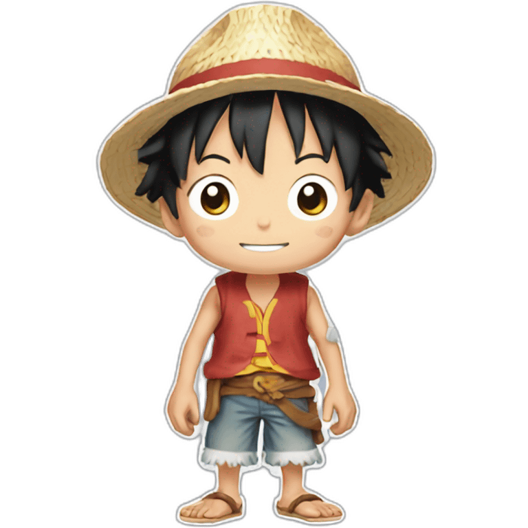 Mini luffy mignon emoji