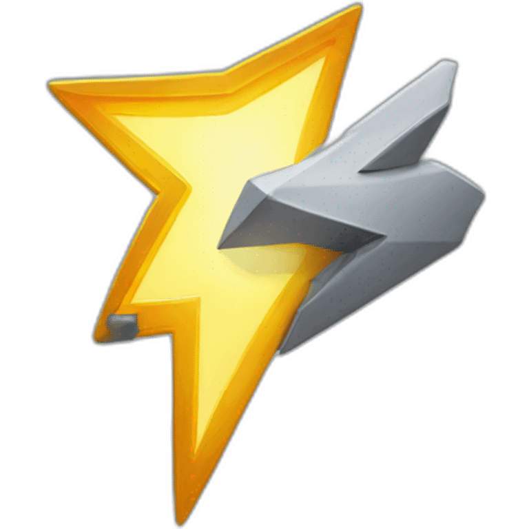 Ligntning thunderbolt emoji