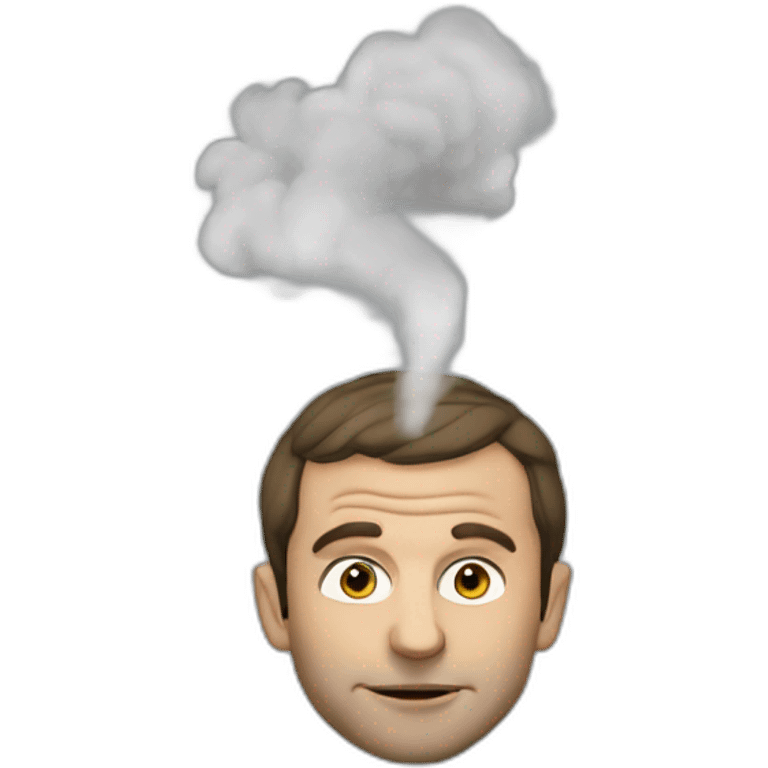 Macron Smoke emoji