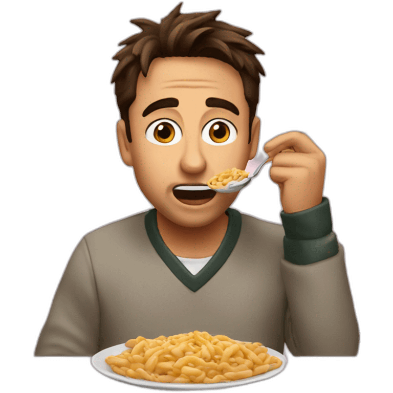 Joey tribbiani eating food emoji