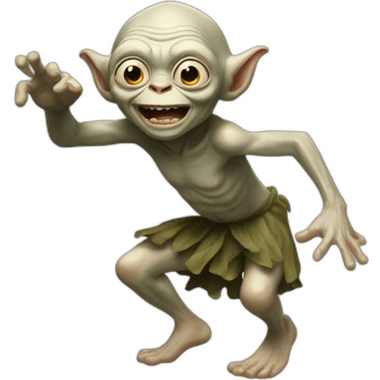 gollum dancing samba emoji