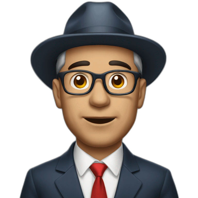 Álvaro uribe with hat emoji