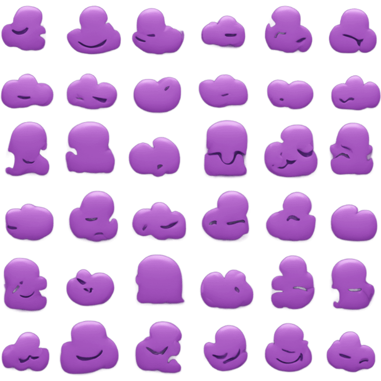 cards purple colors with text emoji