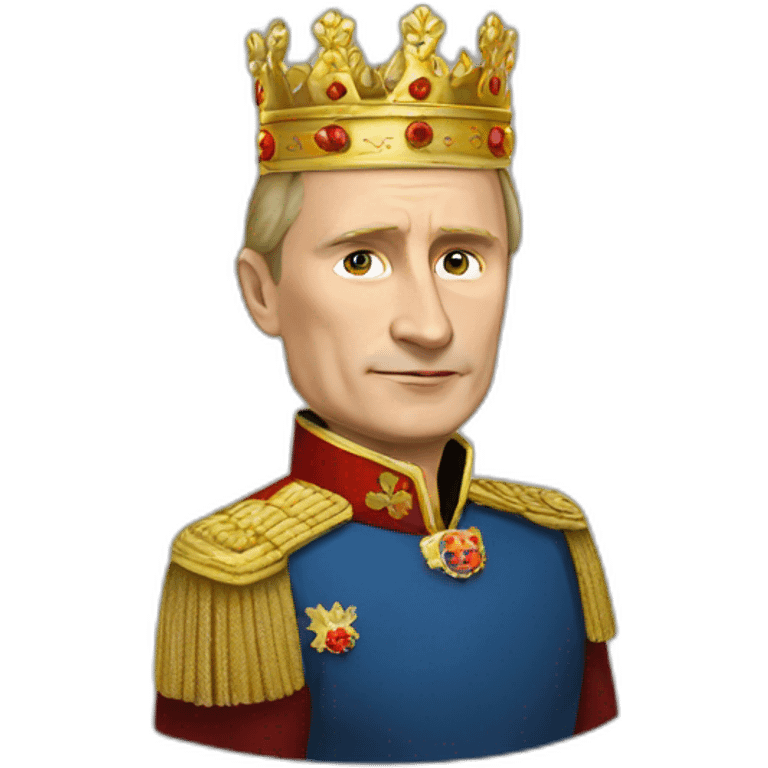 putin king emoji