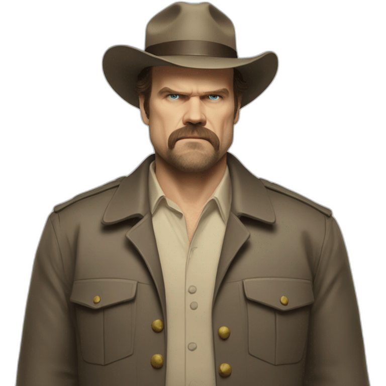 Jim Hopper David harbour emoji