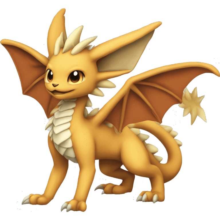 Drakeon Fakémon Dragon Eeveelution full body emoji