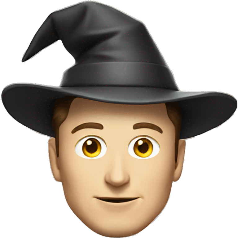 elon musk with wizard hat emoji