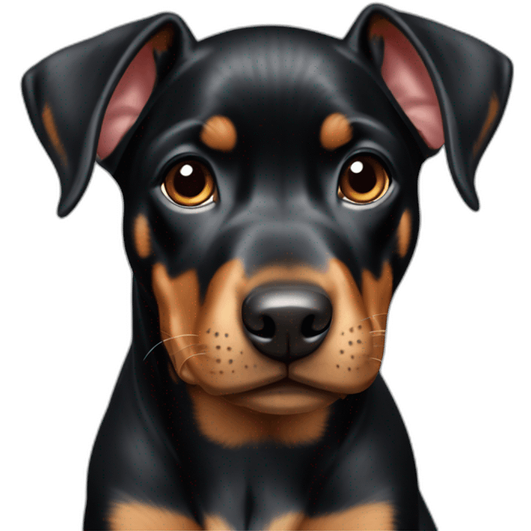 baby dobermann emoji