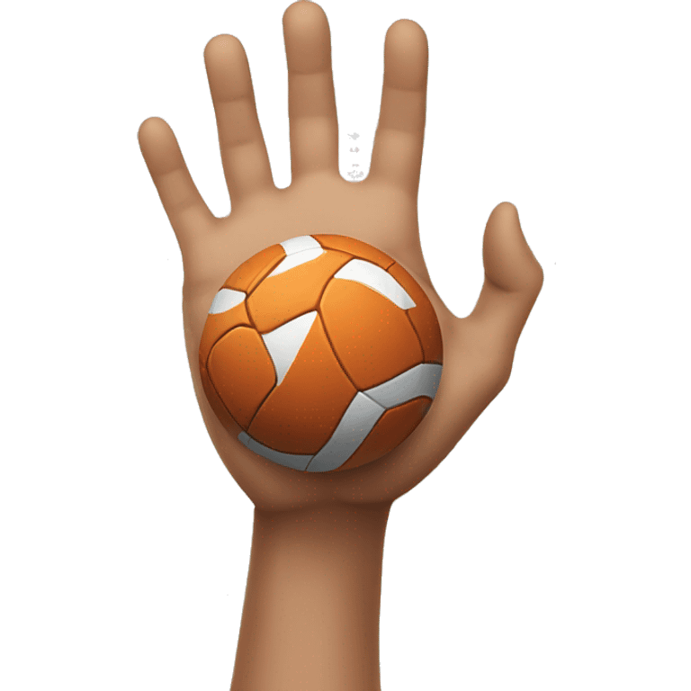 Hand ball emoji