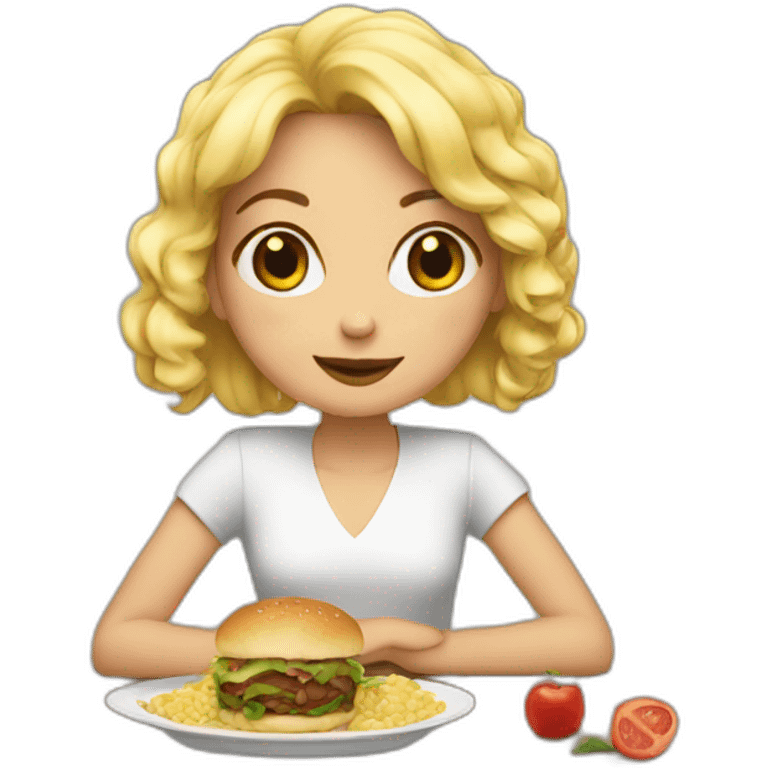 girl dinner emoji