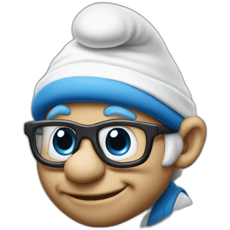 Papa Smurf emoji