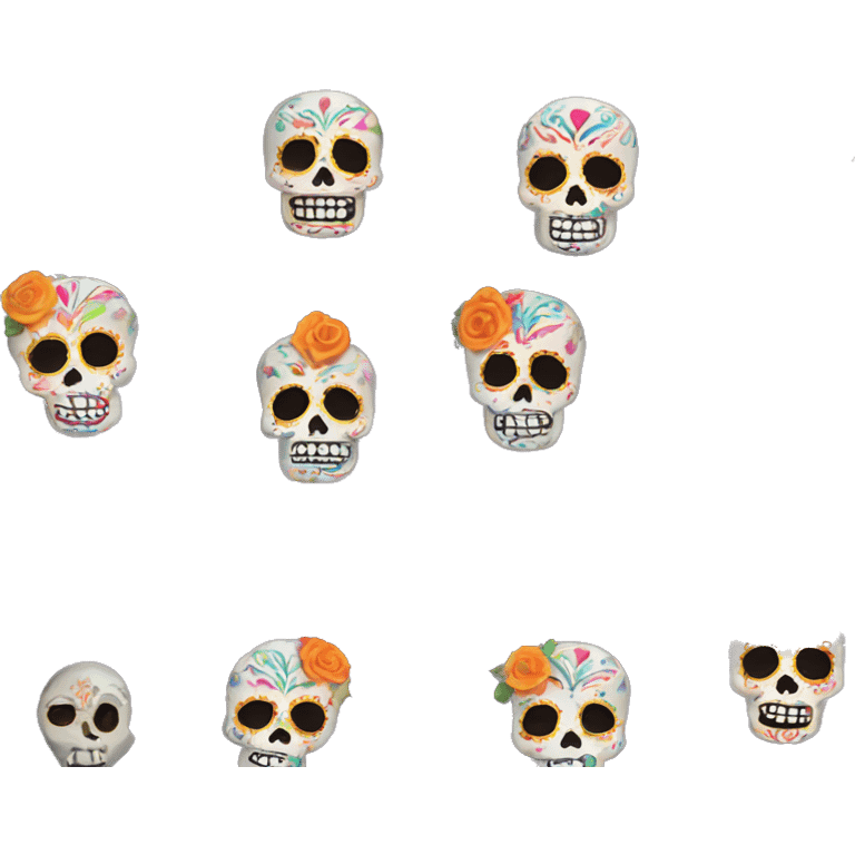 Day of the dead emoji