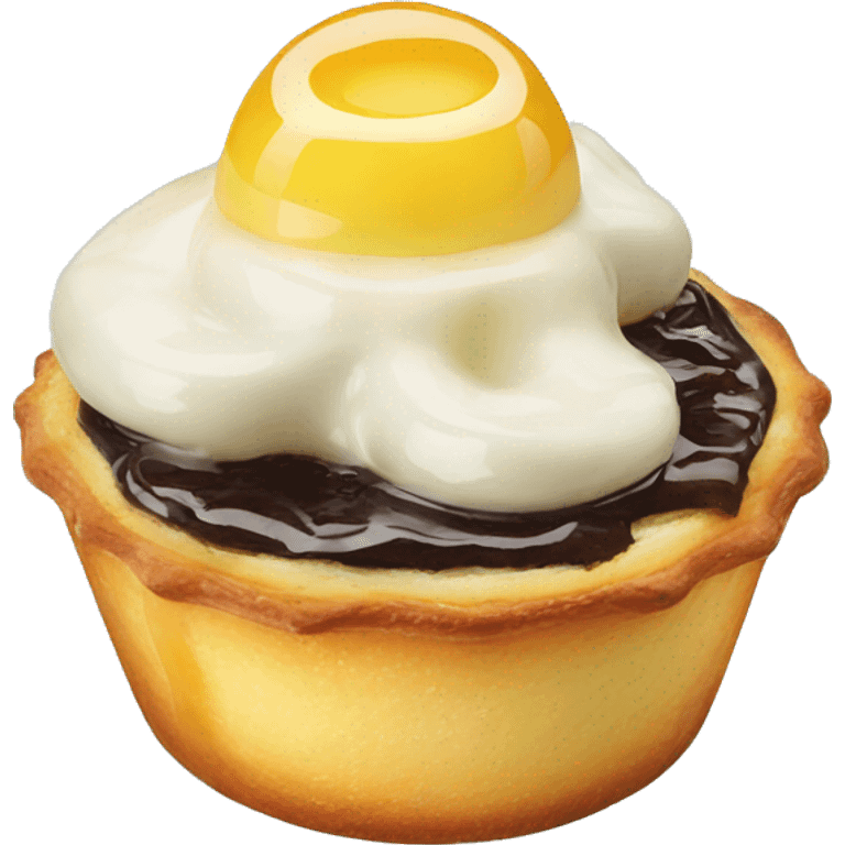 Pastel de nata emoji