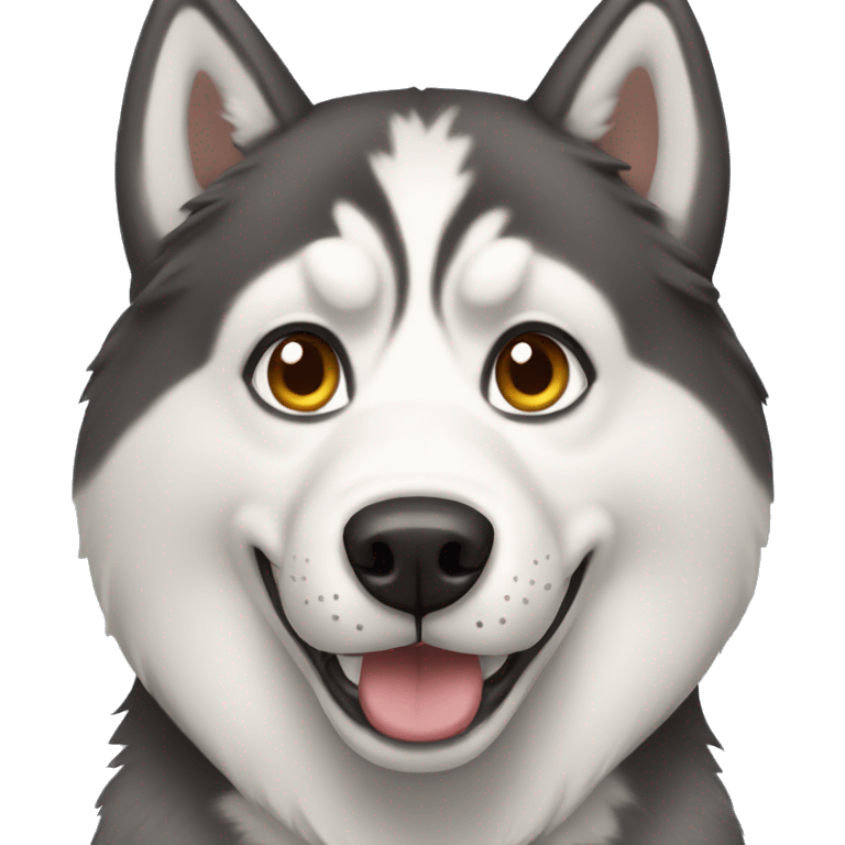 Husky dog  emoji