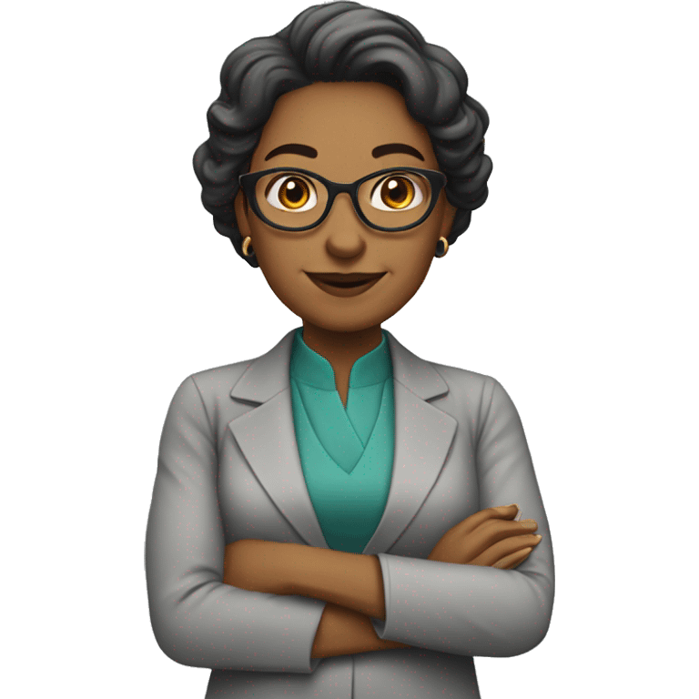 Maça como professora emoji