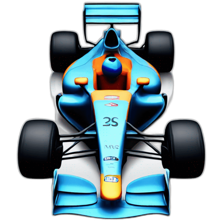 Formula 1 car emoji