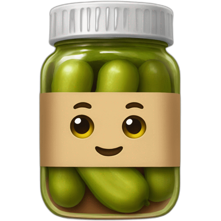 Peanut butter and pickle emoji