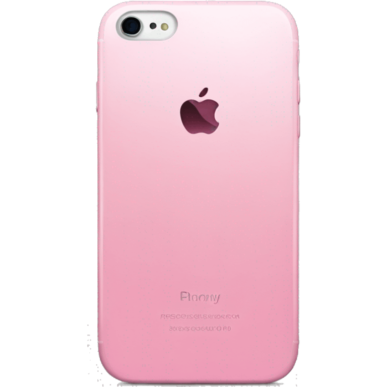 Pink iPhone emoji