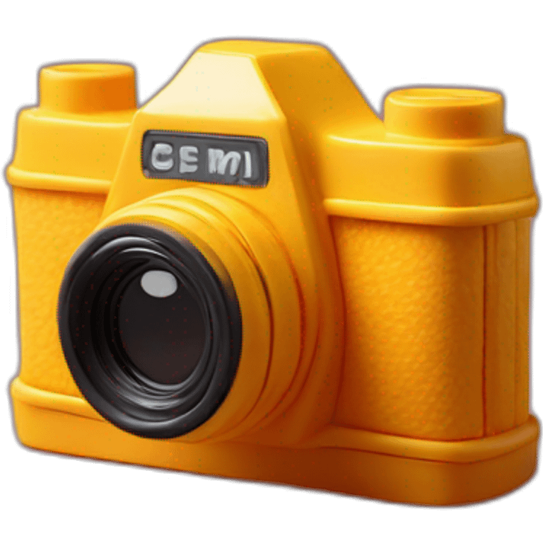 Plasticine slr film camera emoji