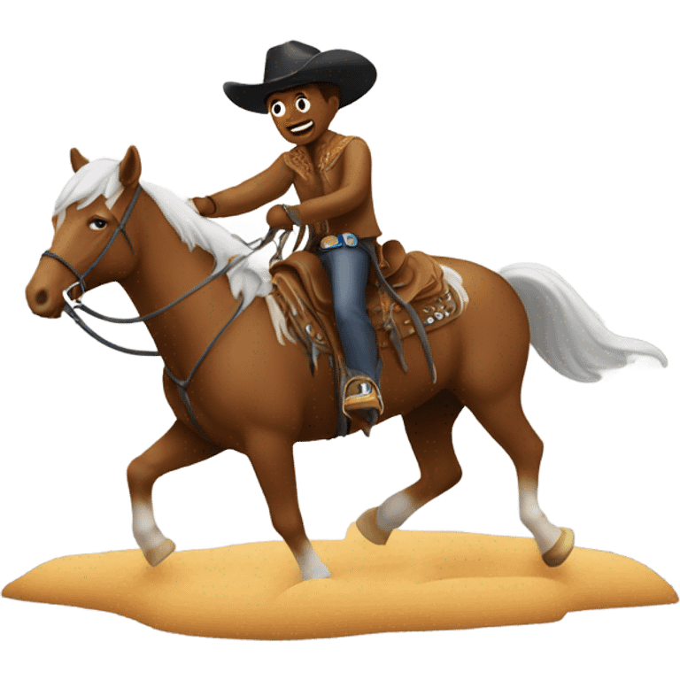 Cowboy on horse  emoji