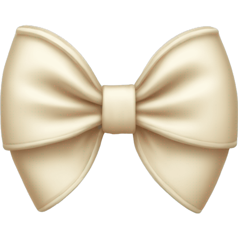 cream bow  emoji